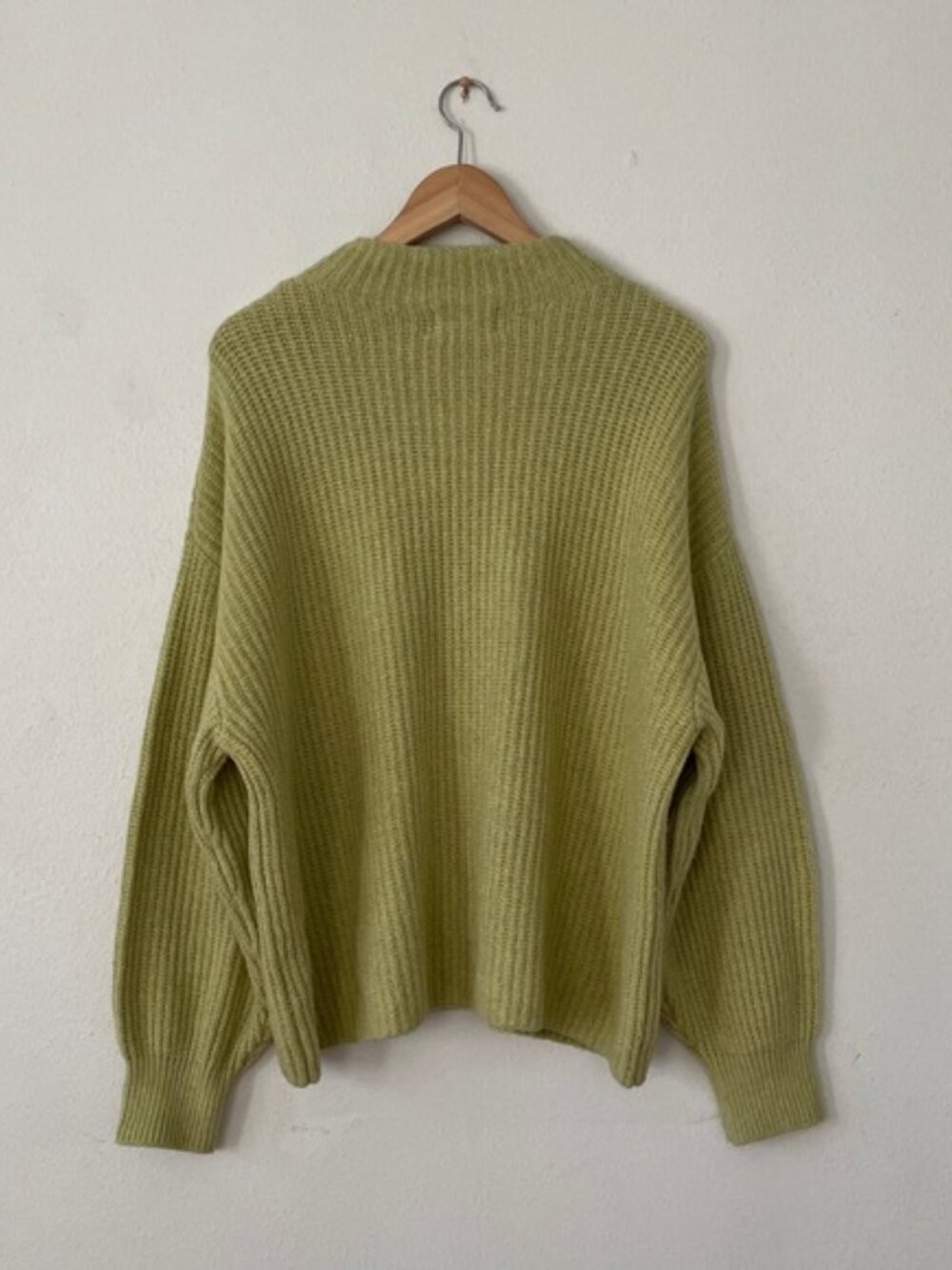 Old Navy Oversized Ribbed Sweater Mockneck Boxy SOSOFT - Picture 12 of 13
